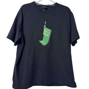 H&M Black Relaxed Fit T-Shirt